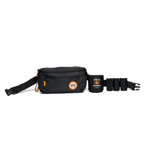 Titos Other - Tito’s Sleek Black and Orange Belt Bag